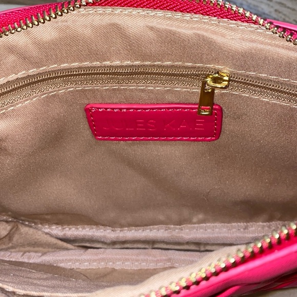 Jules Kae Lillian Bag Rose Red NWT - Picture 7 of 7